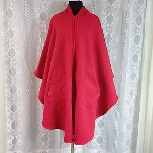 Vintage Honey Collection Women's Sweater Poncho One Size Made In USA
